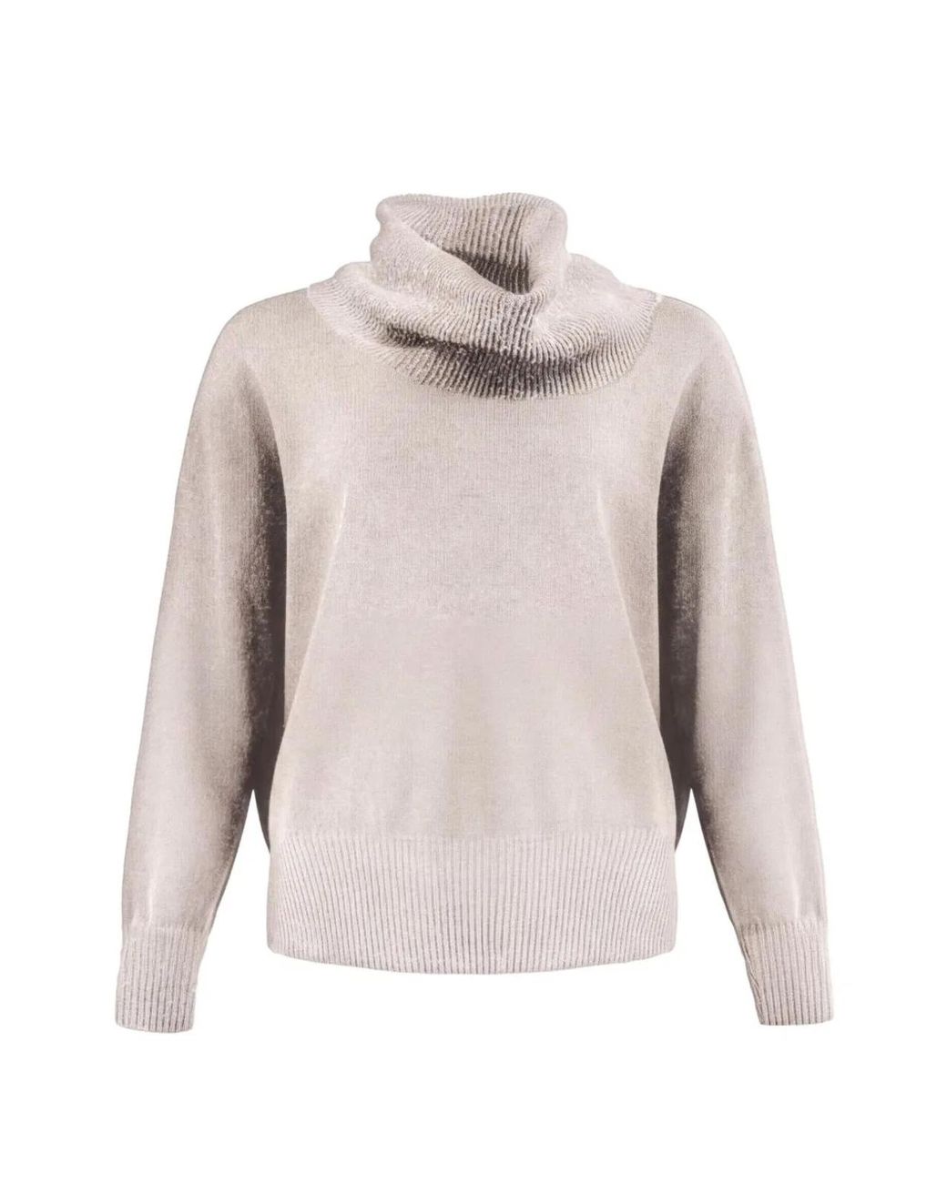 D.exterior Gray Wool Sweater