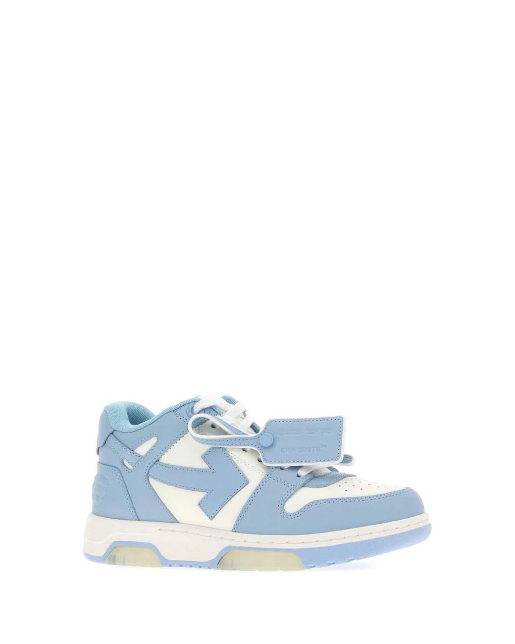 Off-White c/o Virgil Abloh Blue Two-tone Leather Out Of Office Sneakers