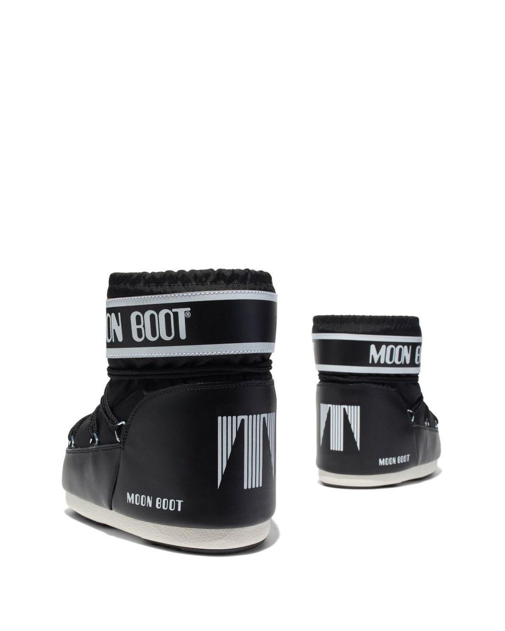 Moon Boot Black Icon Low Nylon Boots for men