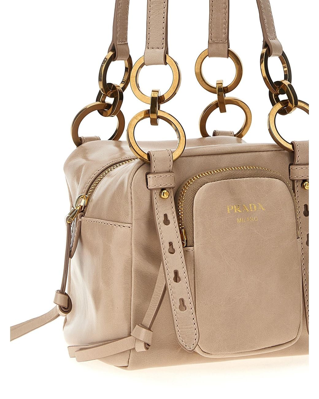 Prada Natural 'Dangle' Top Case