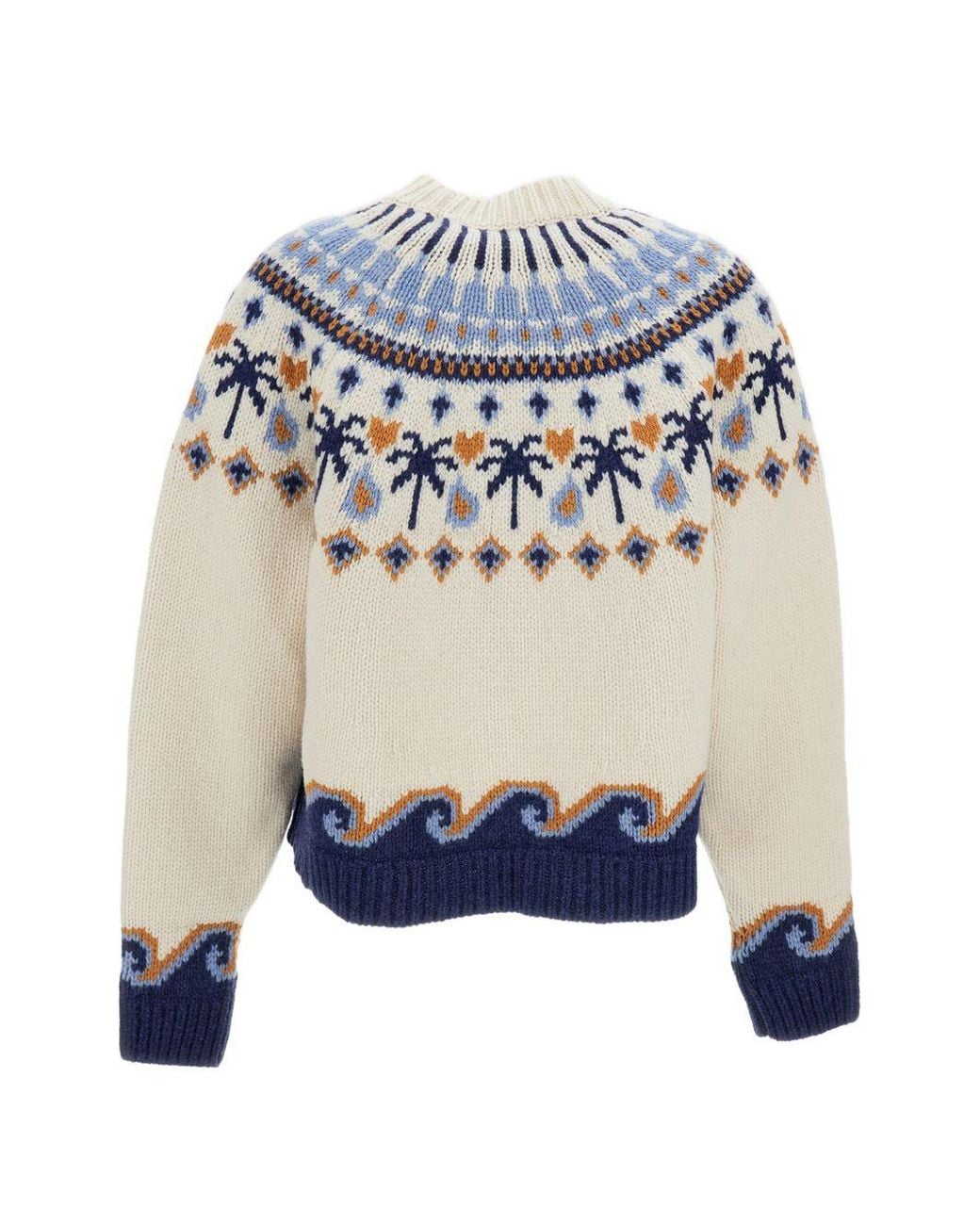 Alanui Blue Wool Sweater