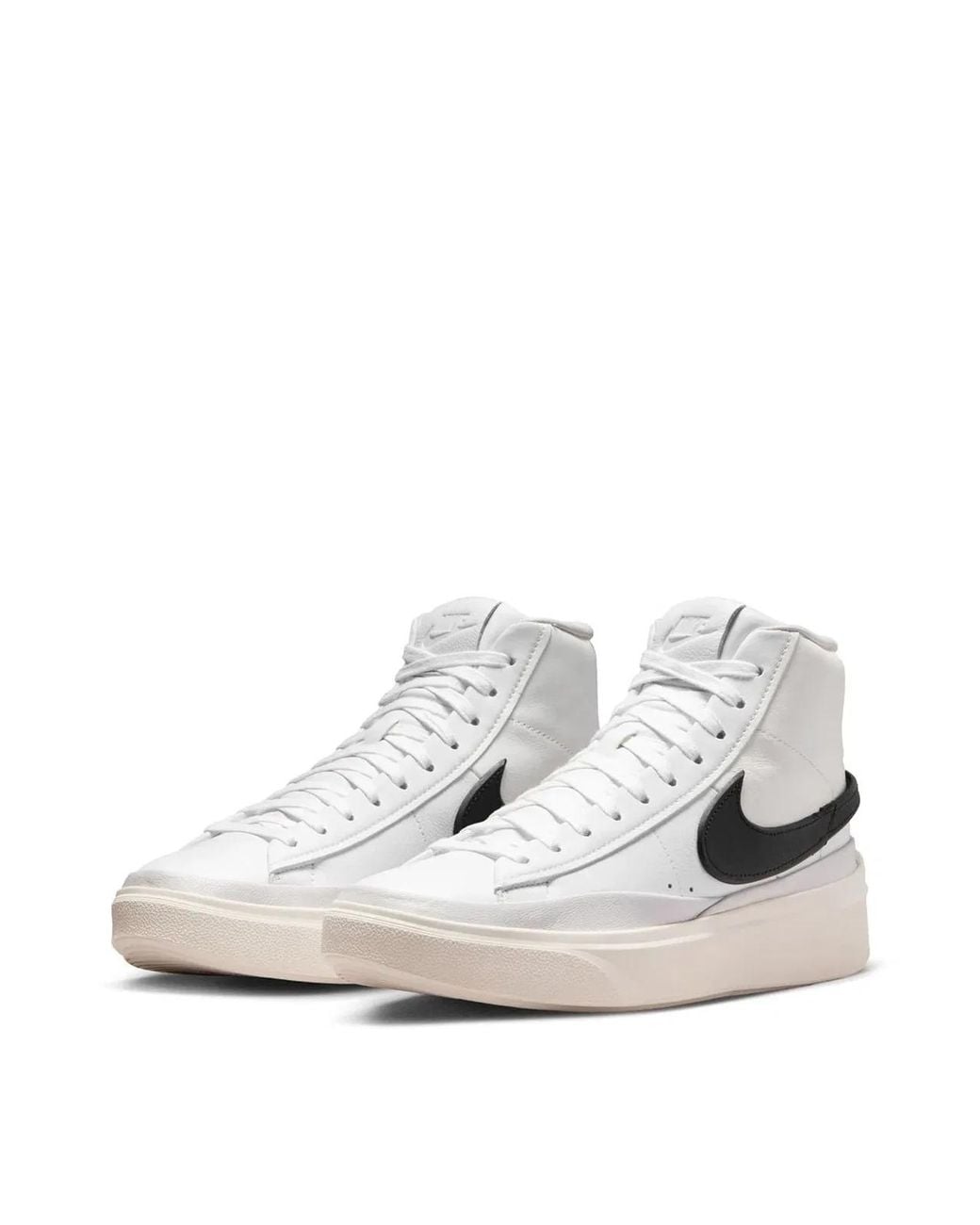 Nike White Blazer Phantom Mid Sneakers