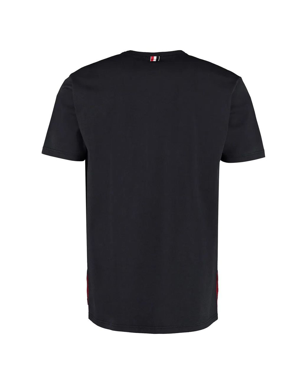Thom Browne Black Midnight Cotton T-Shirt for men