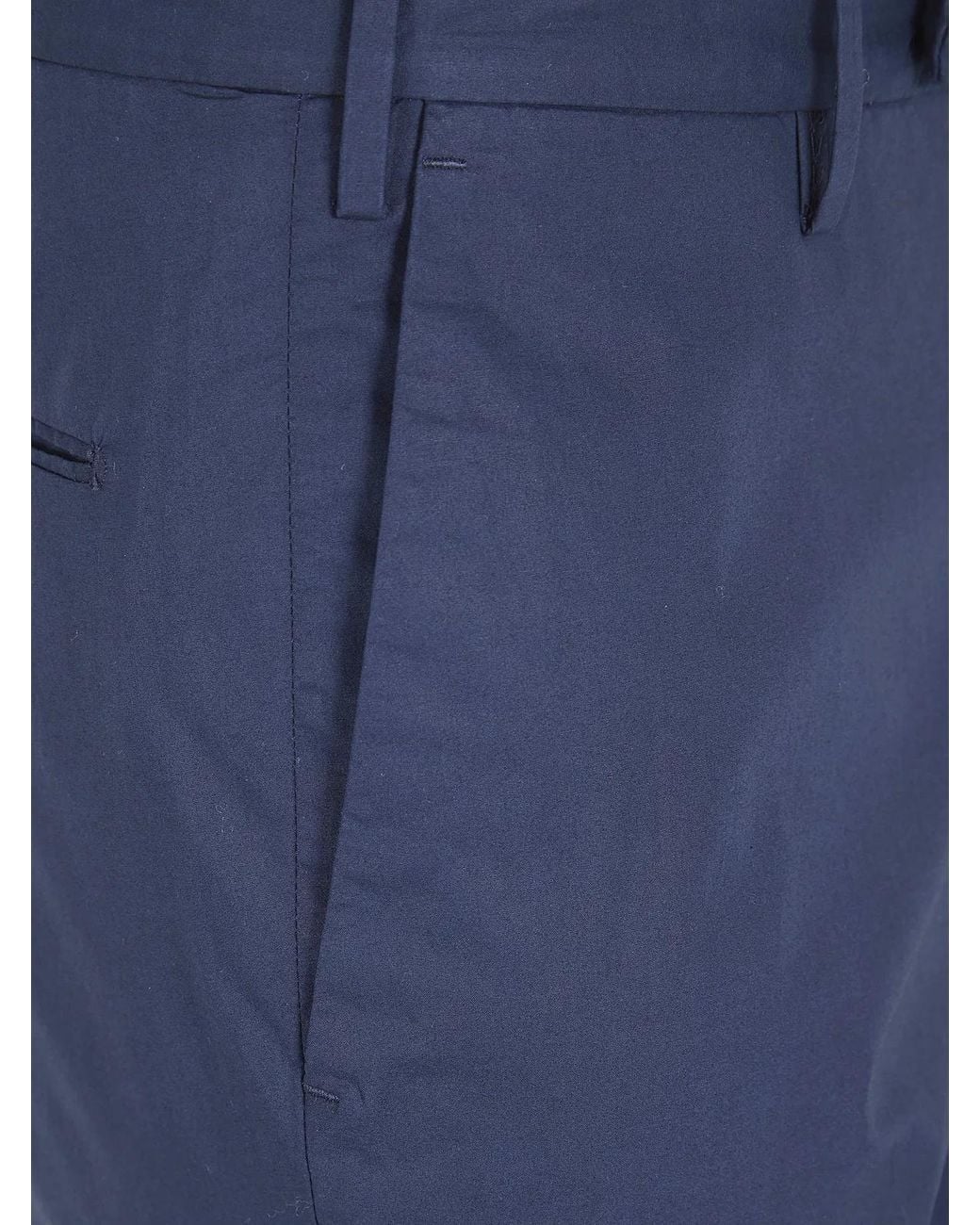 Incotex Blue Classic Chino Trousers for men