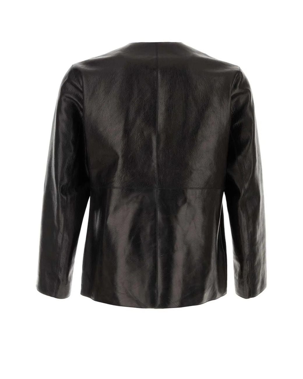 NAMACHEKO Black Leather Jacket for men