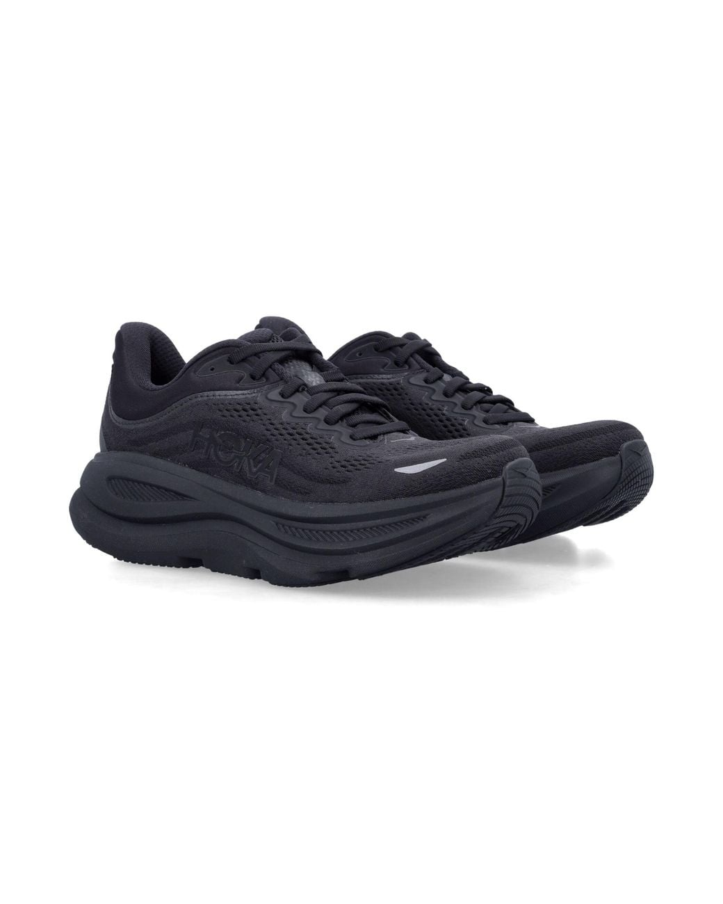 Hoka One One Blue Hoka Polyamide Rubber Shoes