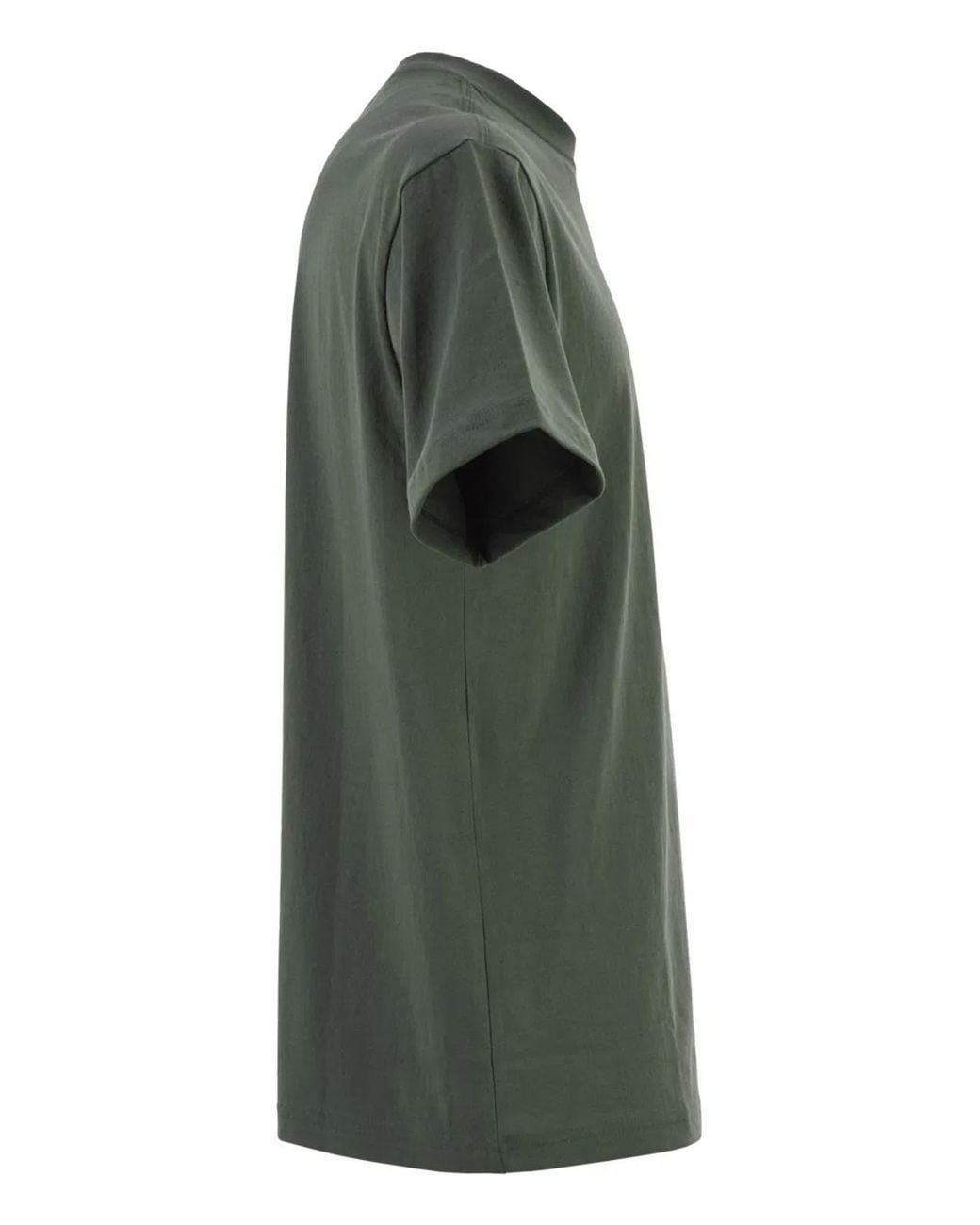 Filson Green Cotton T-Shirt With Patch Pocket for men
