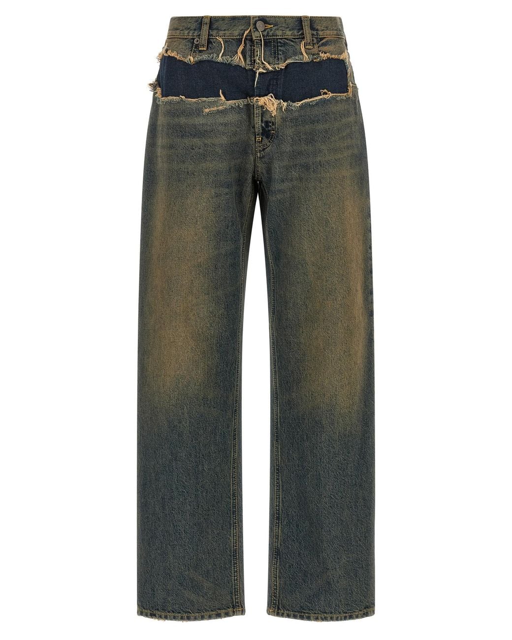 Maison Margiela Gray Distressed Jeans