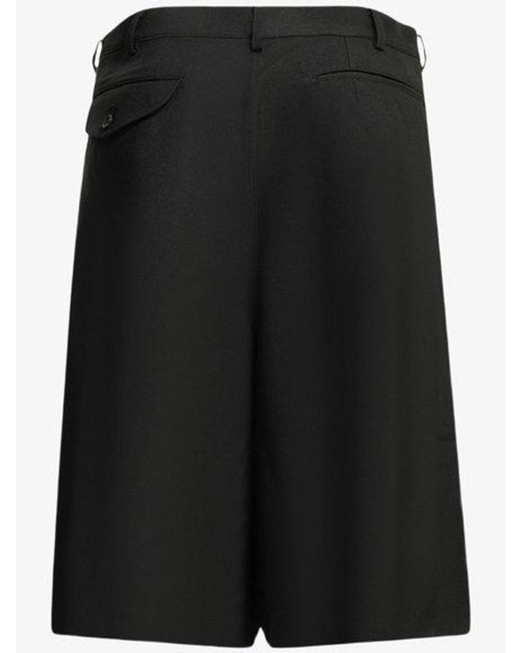 Comme des Garçons Black Woven Pants for men