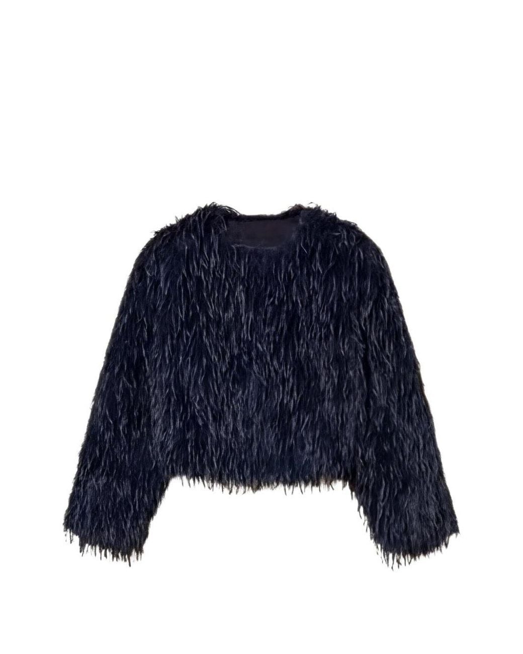 Twinset Blue Twinset Actitude Polyester Jacket