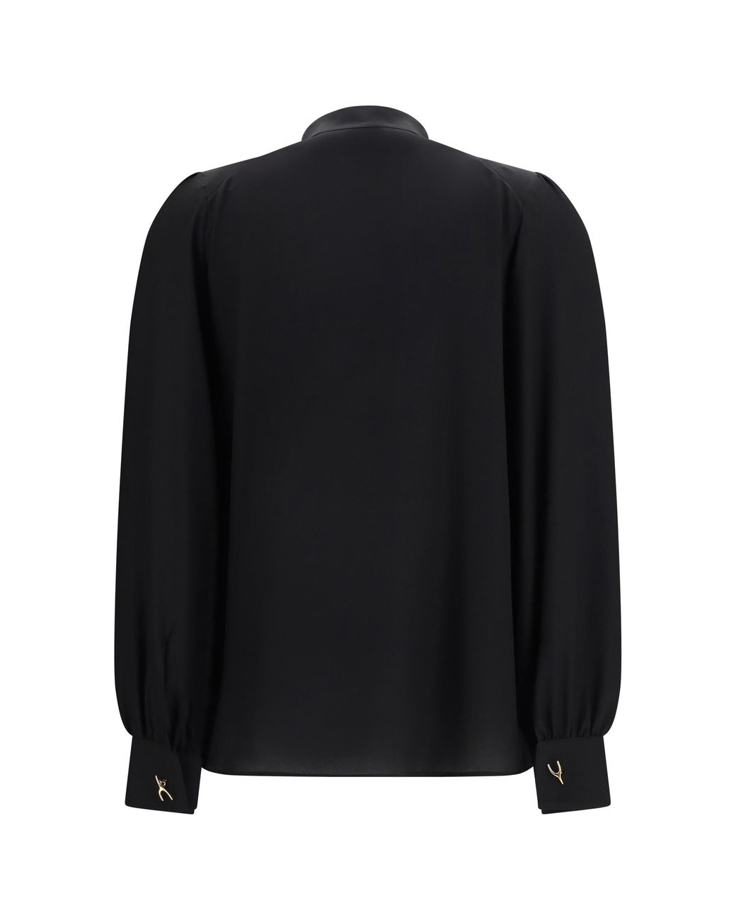 McQueen Black Wishbone Silk Shirt