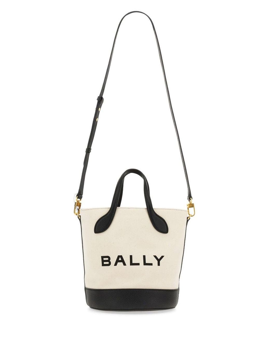 Bally Natural Statement Bucket Handbag For