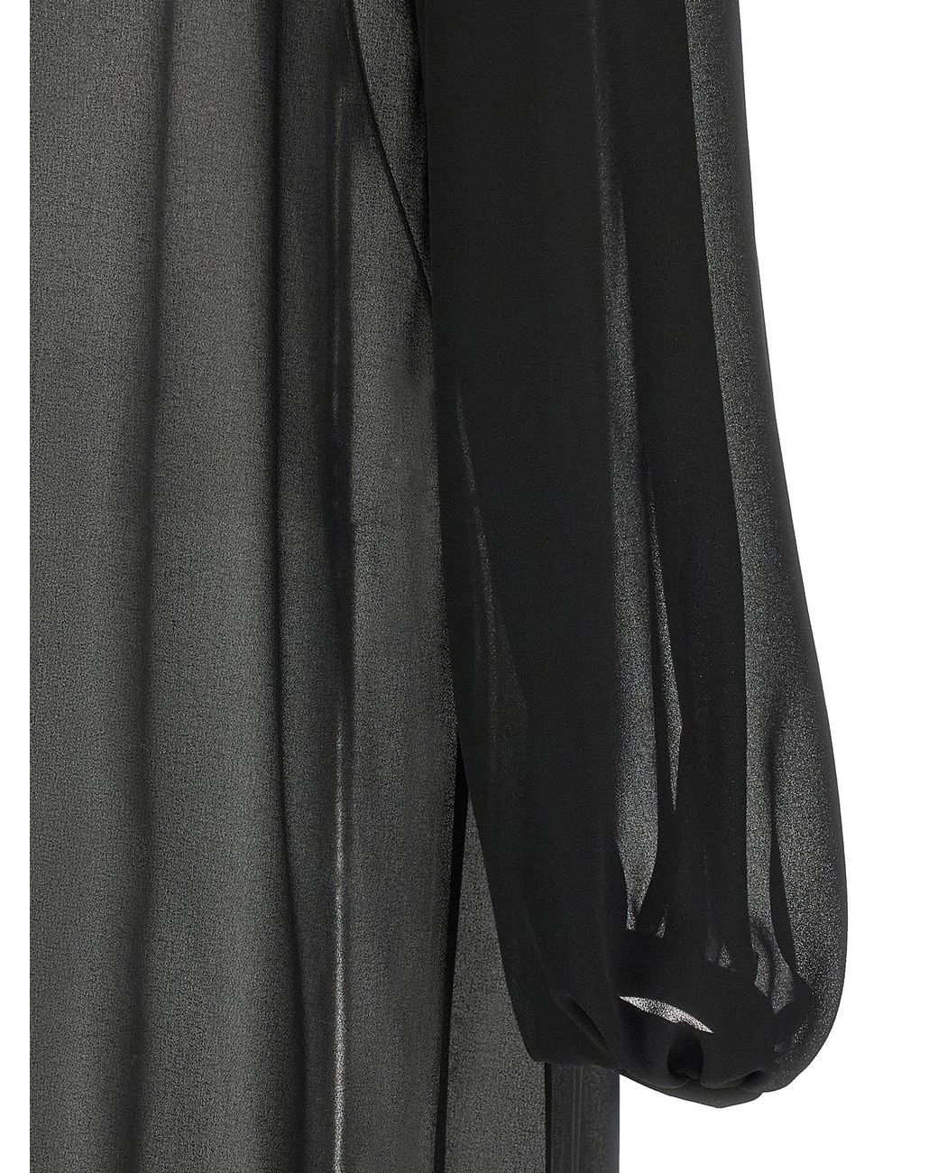 Elisabetta Franchi Black Georgette Jacket