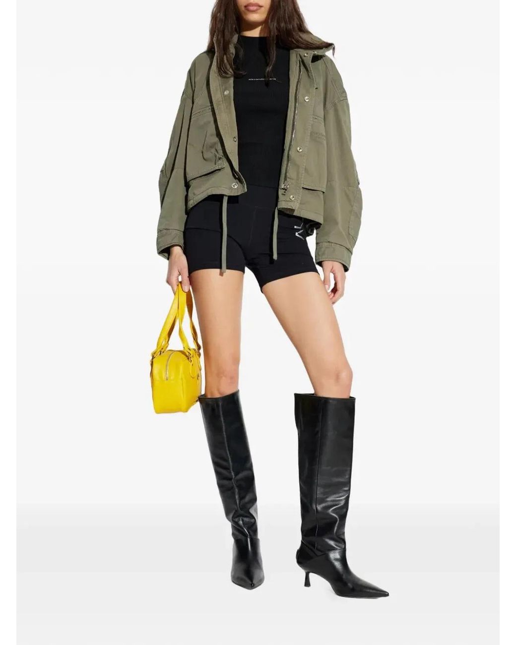 Alexander Wang Black Top Con Logo