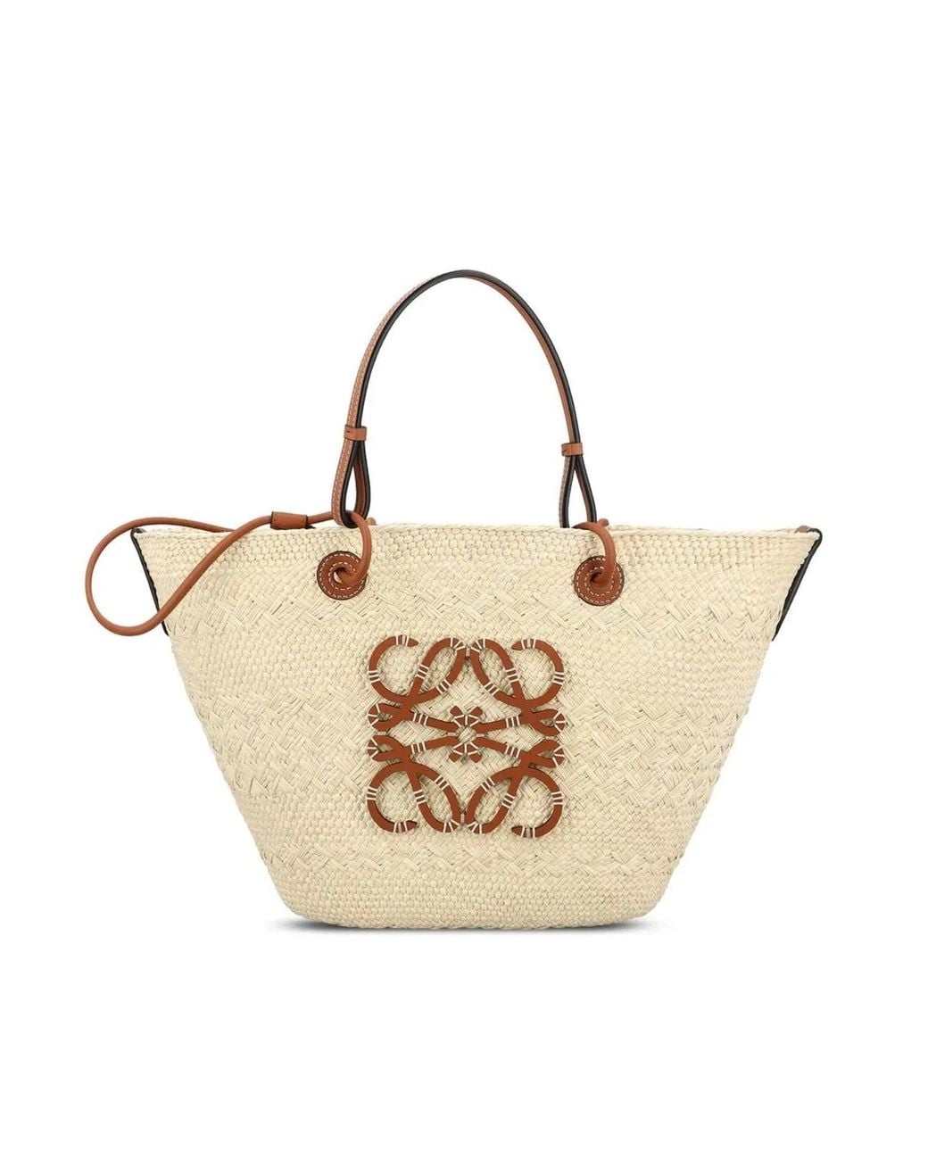 Loewe Natural Medium Anagram Basket Tote Bag