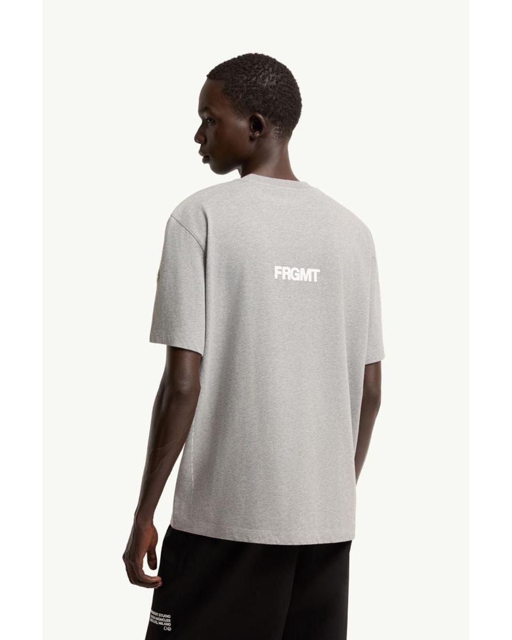 Moncler Genius Gray Ss T Shirt for men