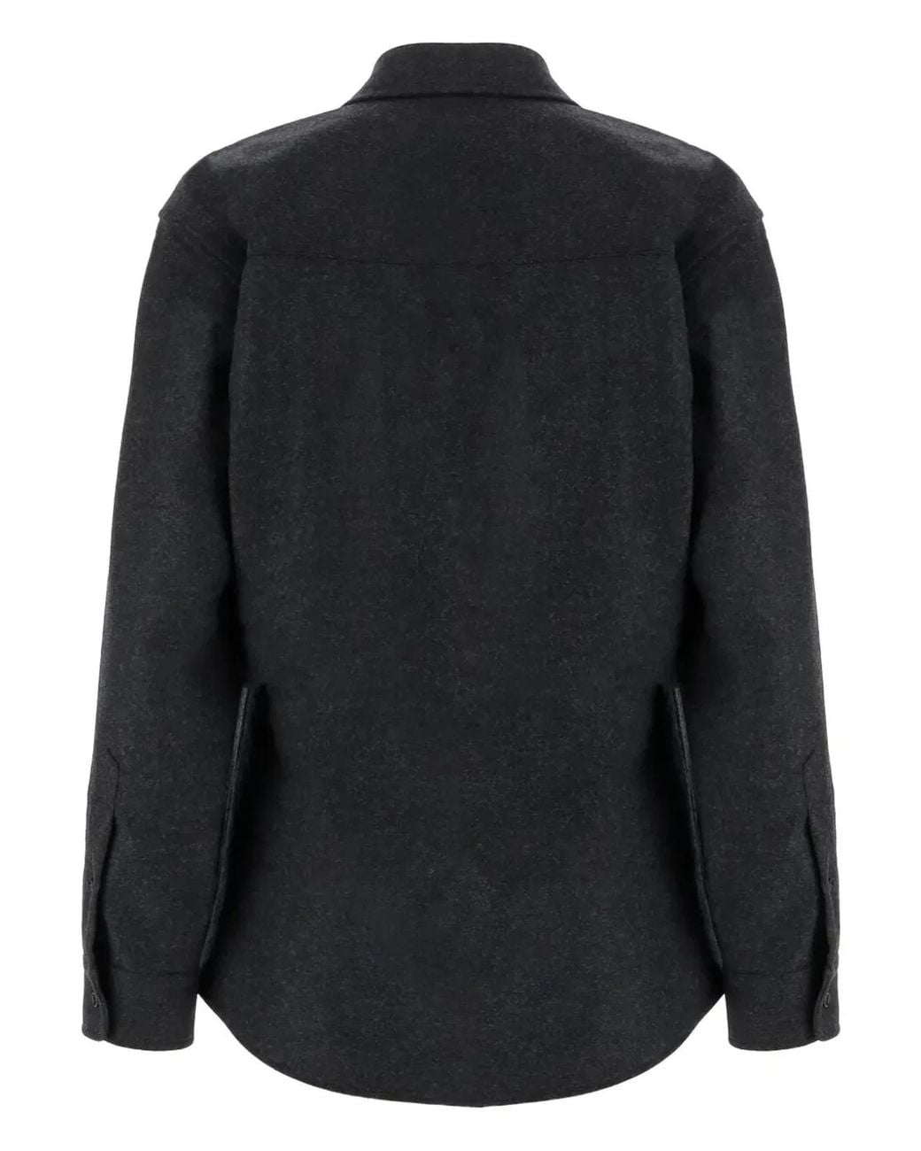 DARKPARK Black "Anne" Wool Tailored Shirt