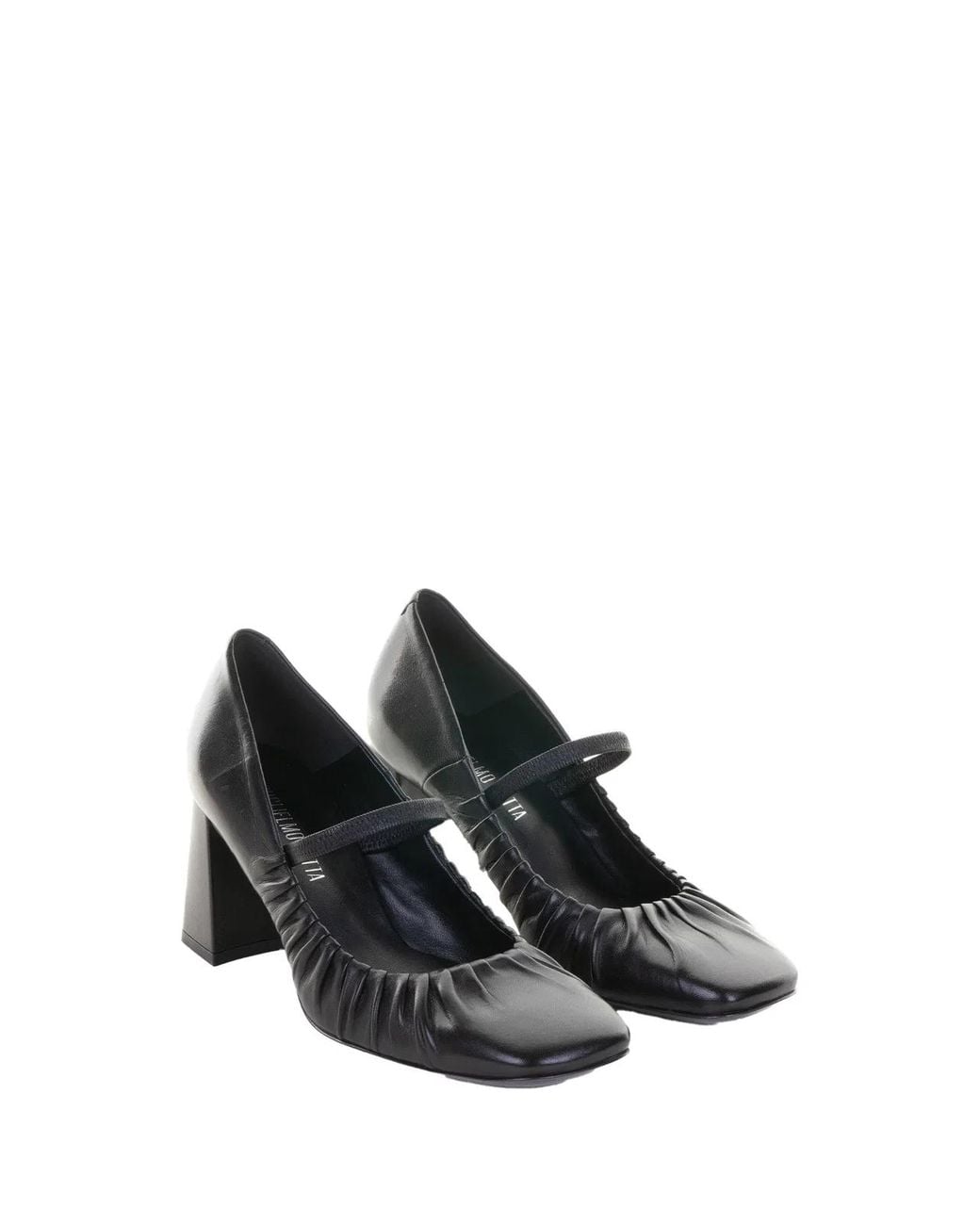 Guglielmo Rotta White Nappa Leather Pumps