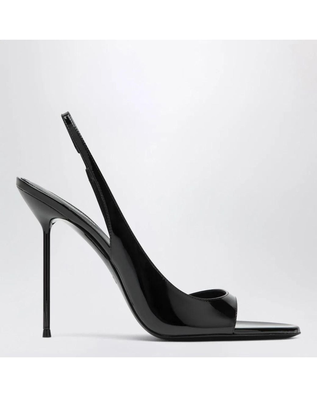 Paris Texas White Patent Slingback Sandals