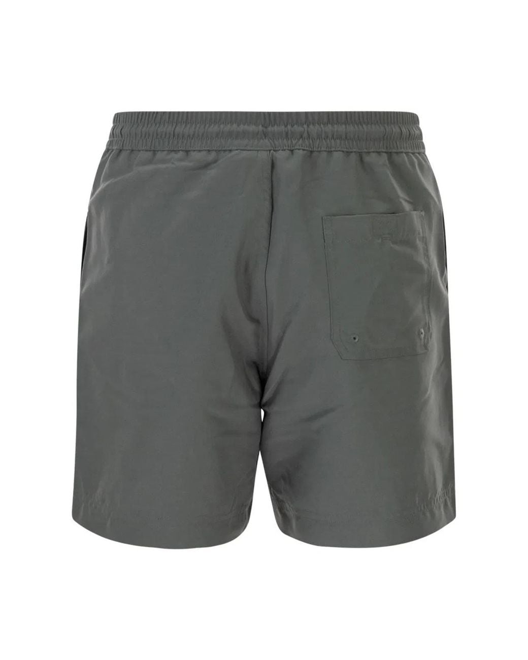 Carhartt Gray Beach Shorts With Logo