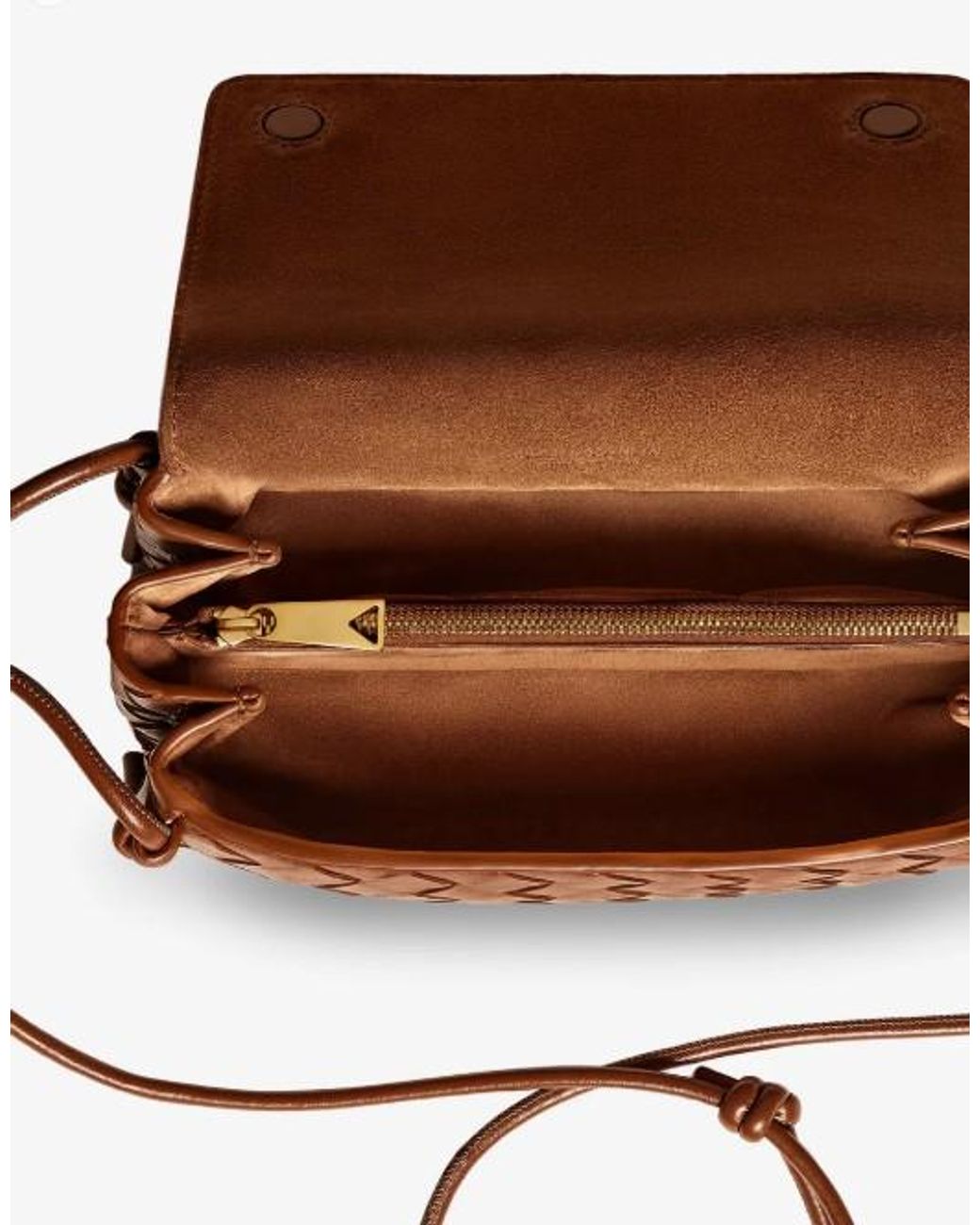 Bottega Veneta Brown Intrecciato Shoulder Bag