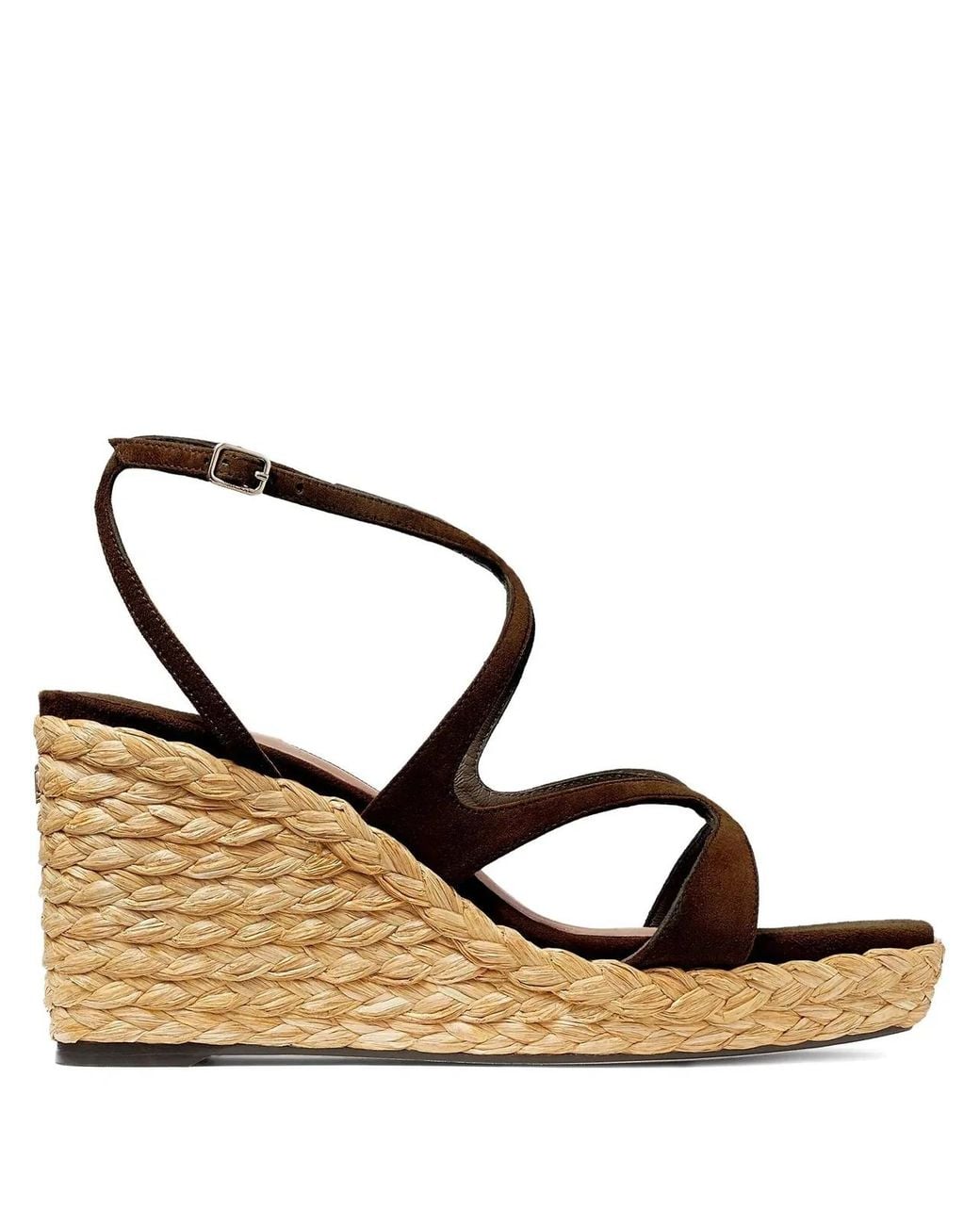 Jimmy Choo Metallic Ayla 85 Wedge Sandals