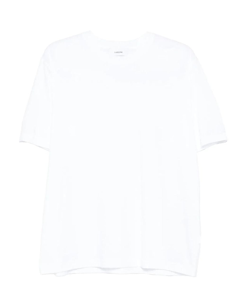 Lardini White Crew Neck T-Shirt for men