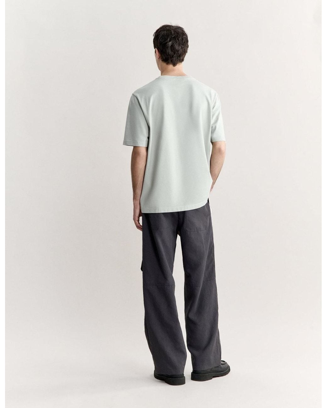 Maison Kitsuné Blue Maison Kitsuné Fox Head Comfort Tee Shirt for men