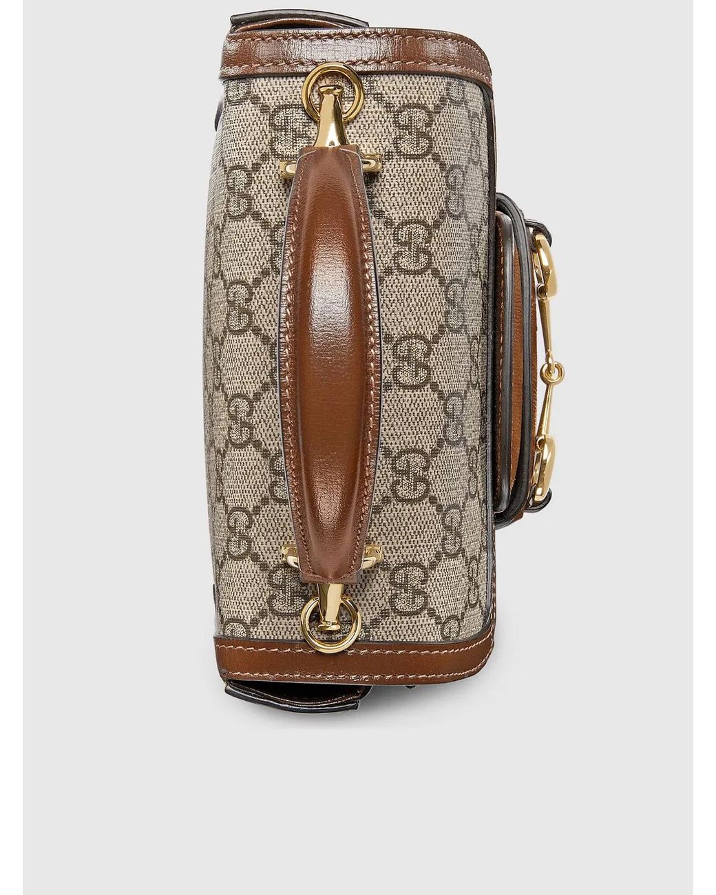Gucci Metallic Borsa A Mano Mini "Horsebit 1955"