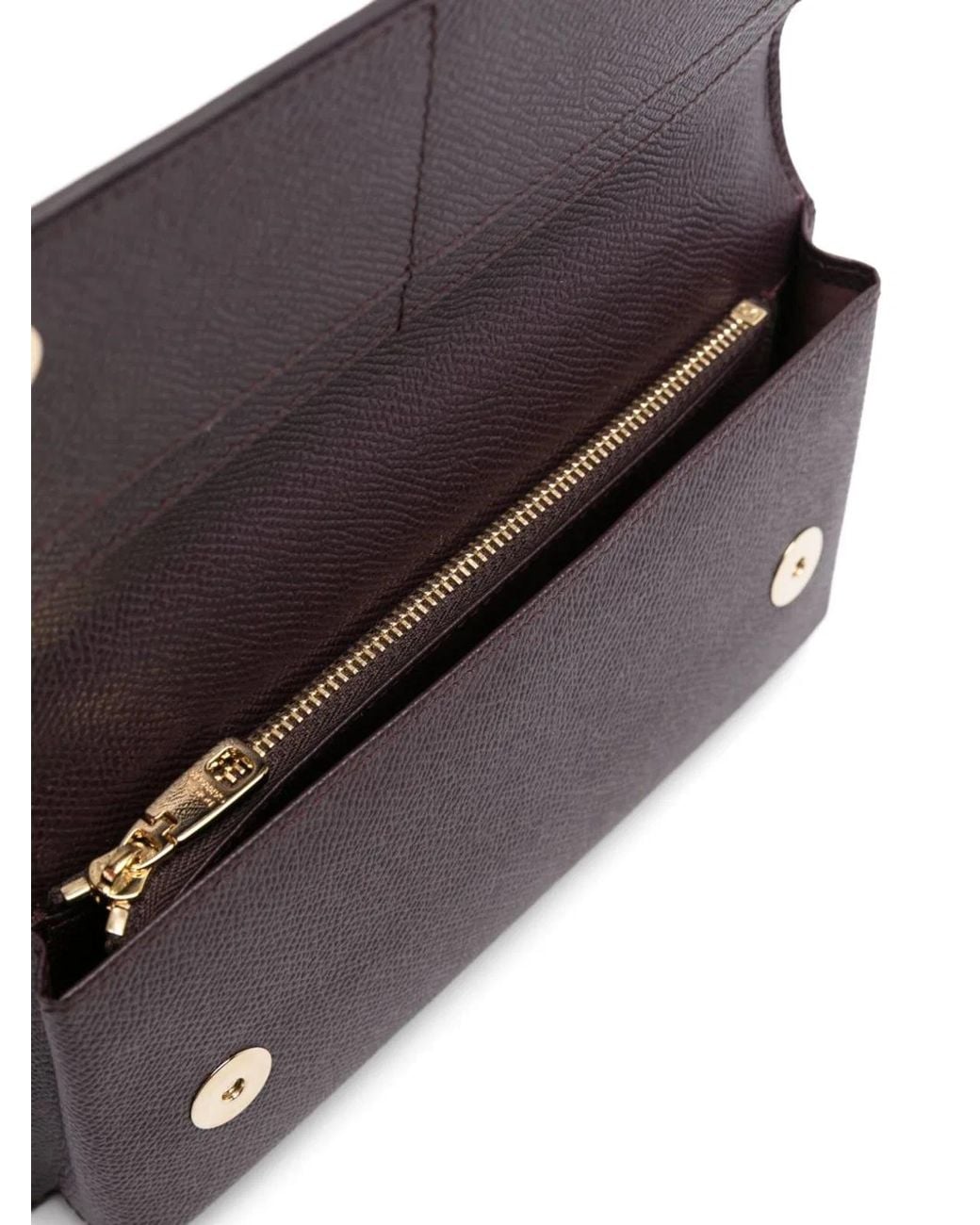 Dolce & Gabbana Purple Dolce & Gabbana Bag With Chain And Logo Plaque