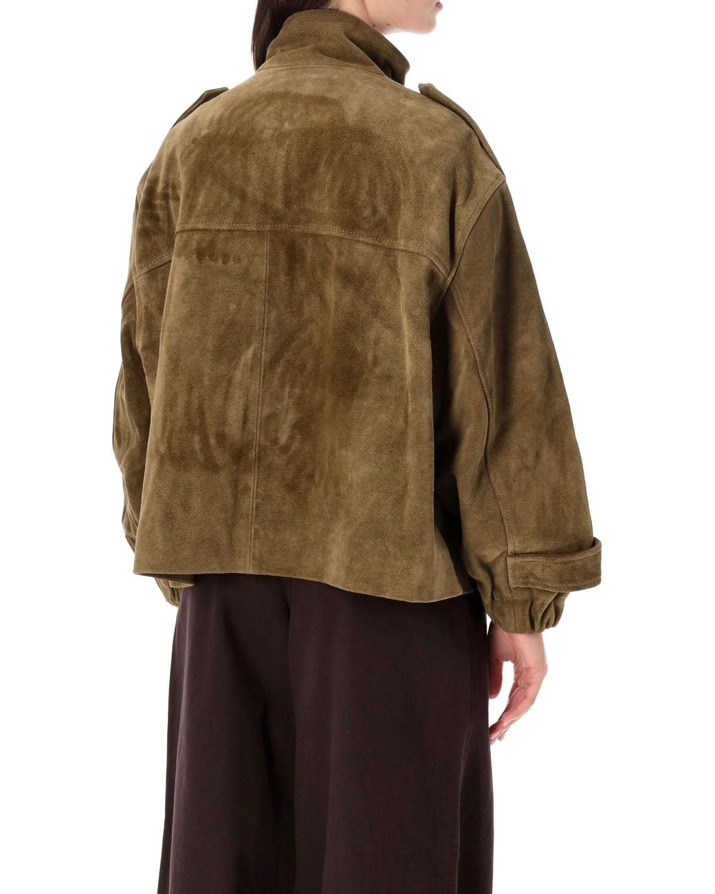Sessun Brown Suede Field Jacket