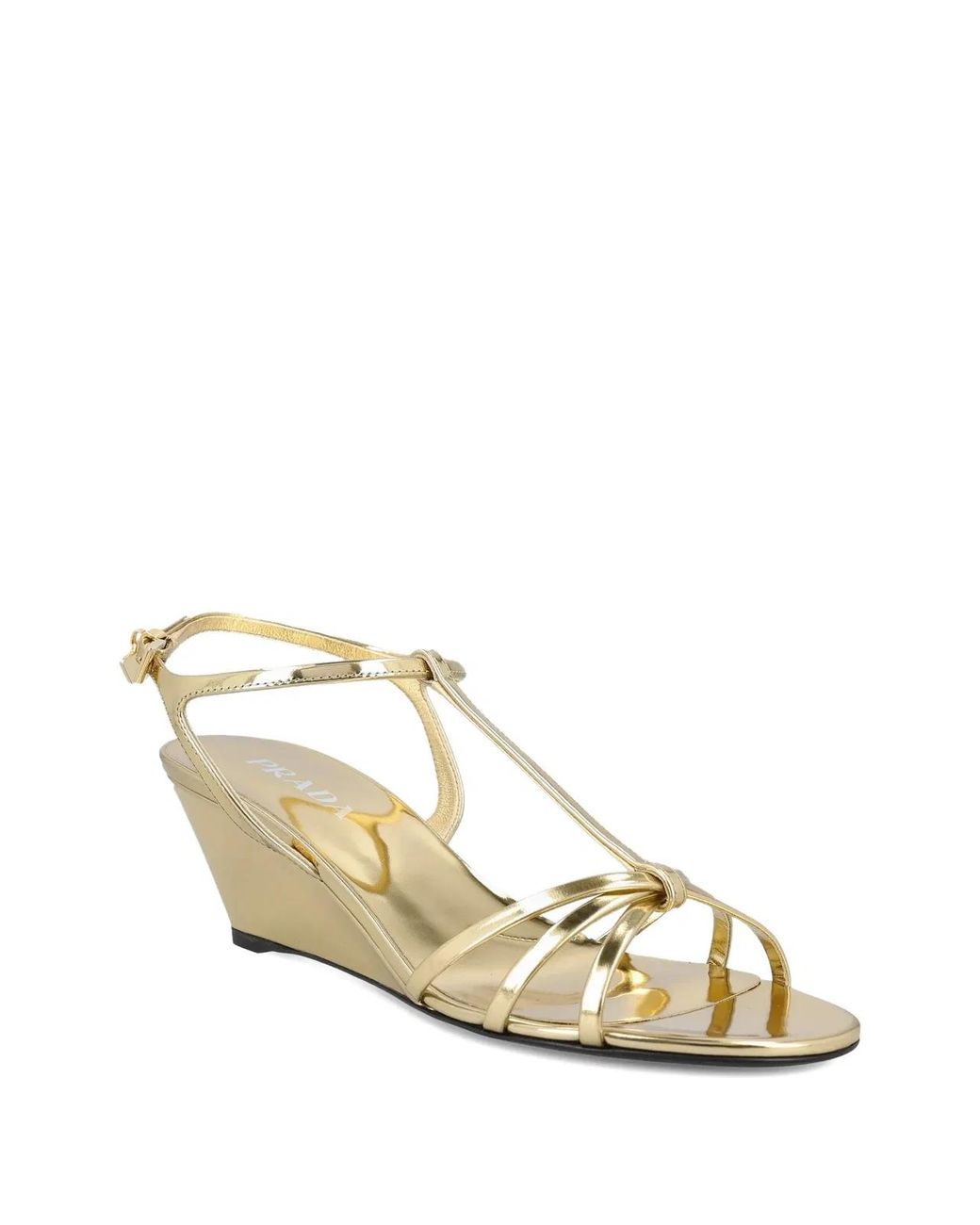 Prada Natural Sandals Calf Leather