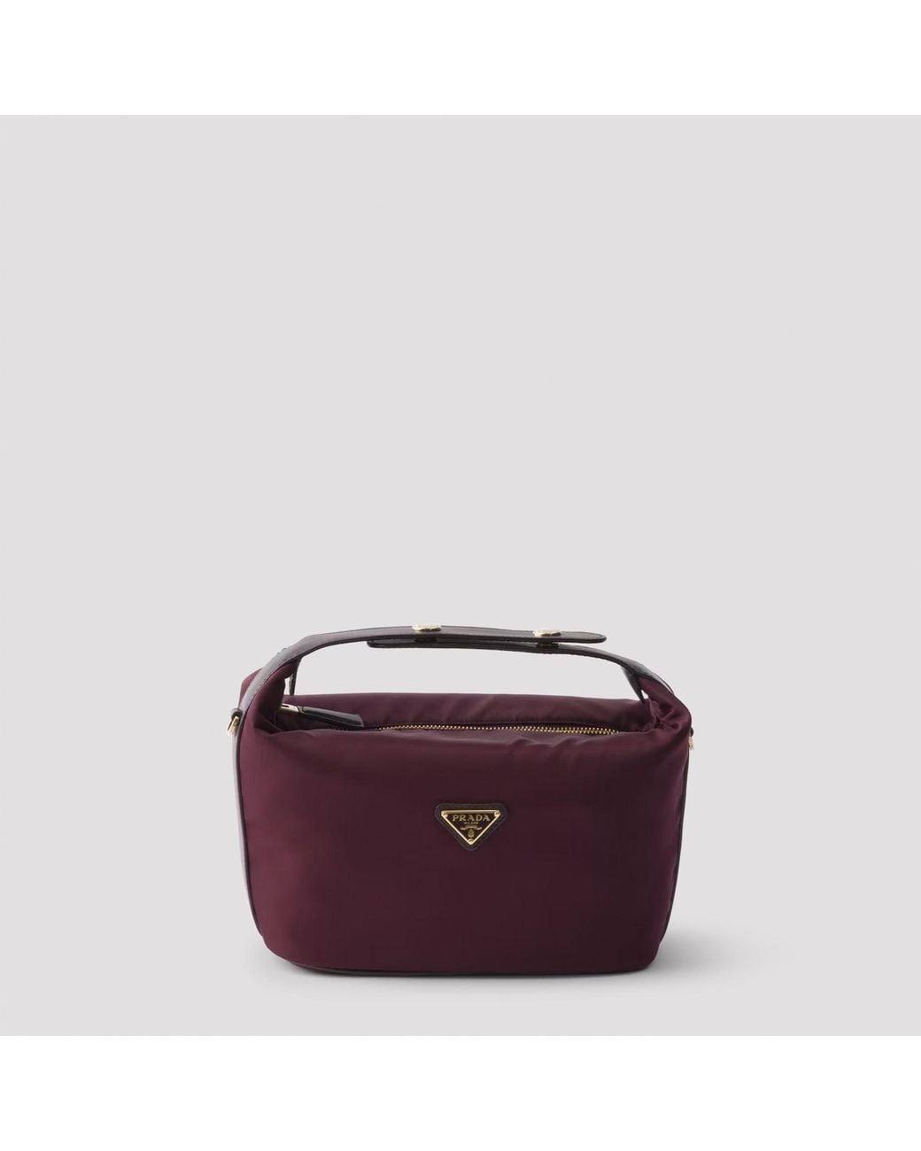 Prada Purple Bordeaux Chérie Mini Re-Nylon Bag