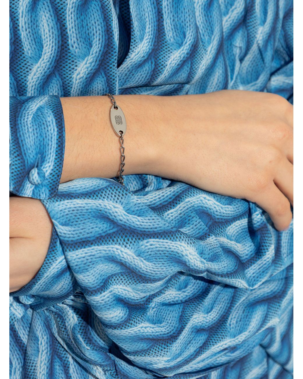 Balenciaga White Everyday Bracelet for men