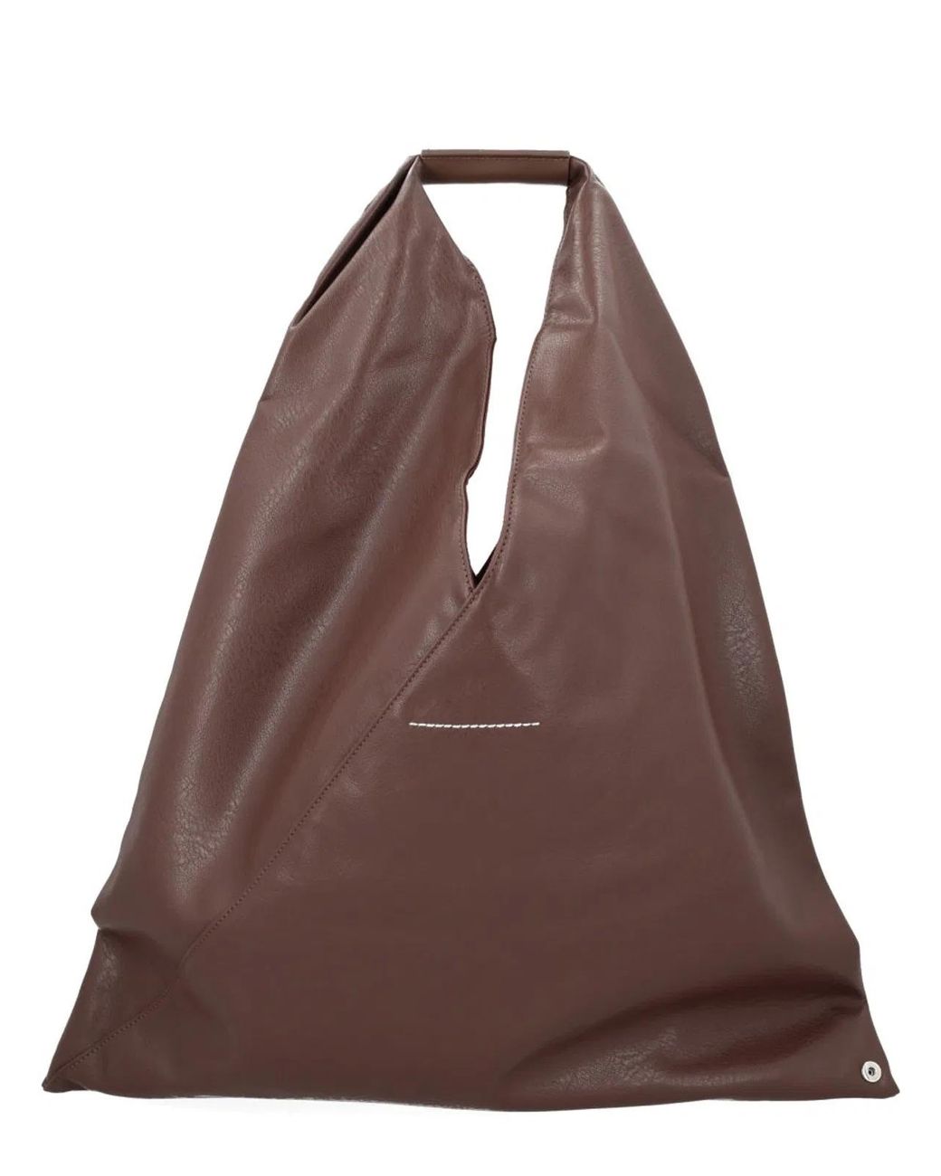 MM6 by Maison Margiela Brown Borsa "Japanese" Medium