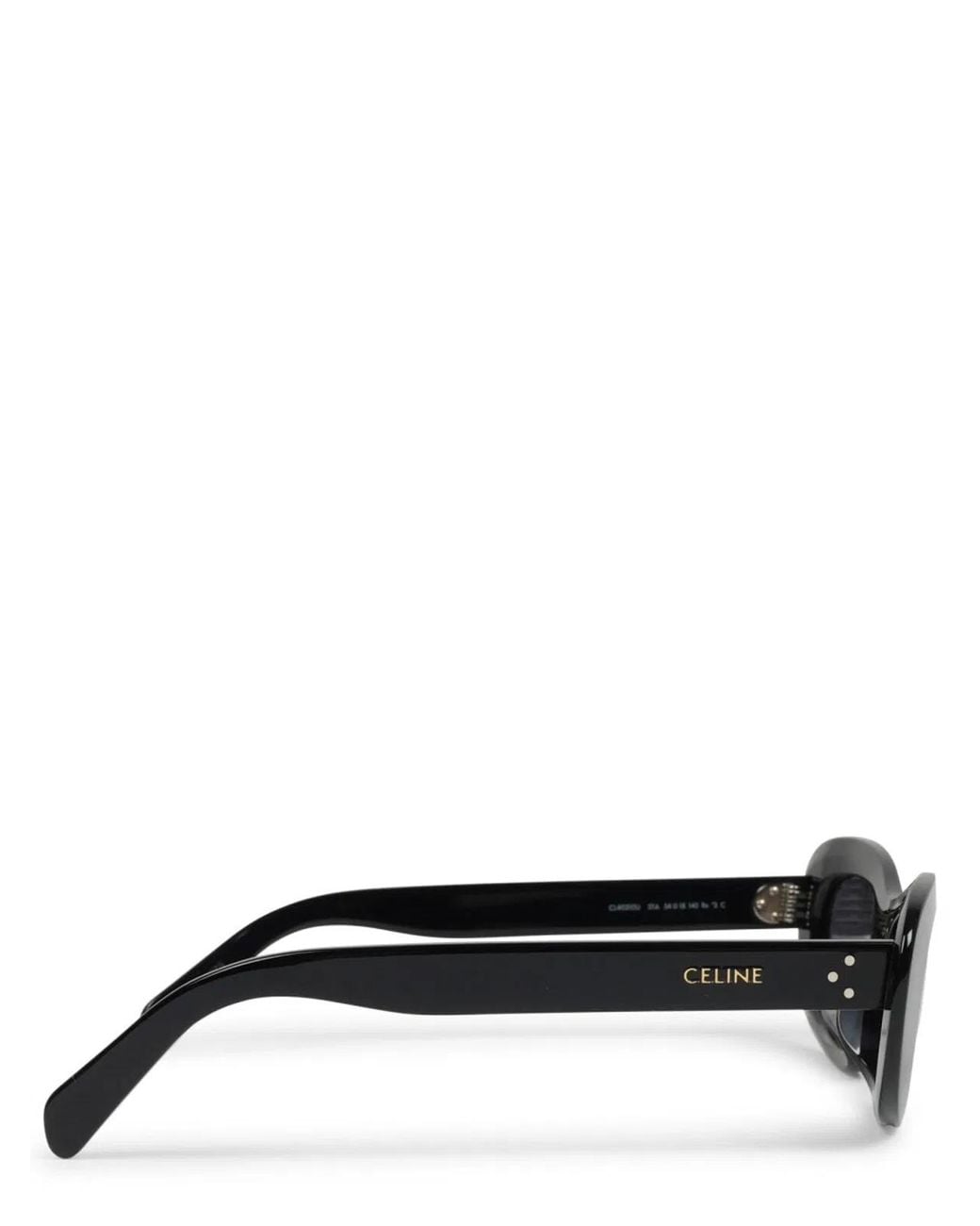 Céline Black Sunglasses Cat-Eye Acetate