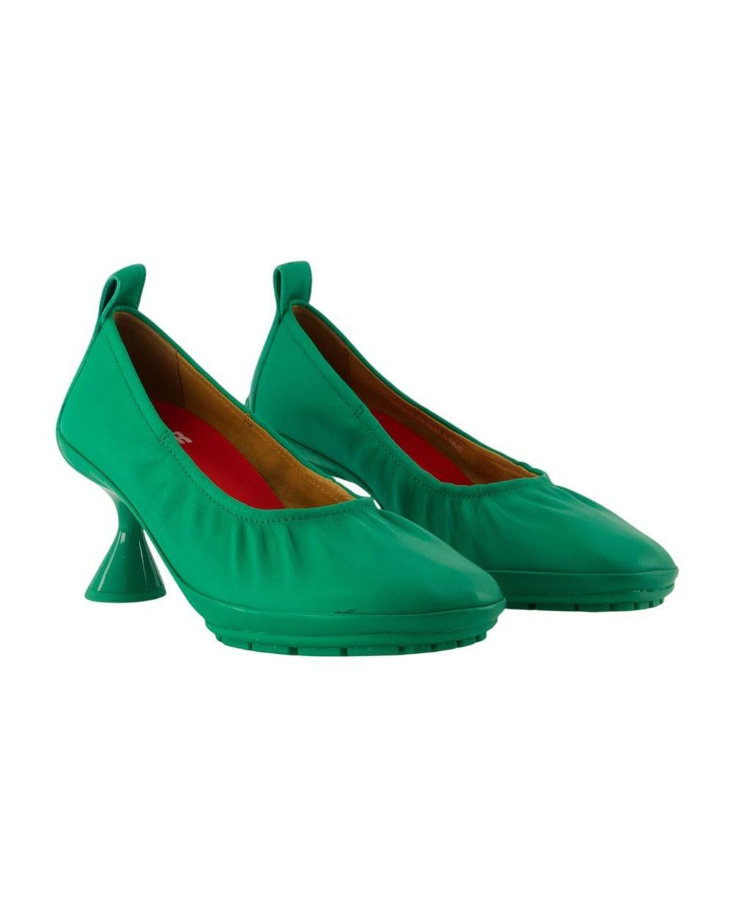Camper Green Gobi Pumps