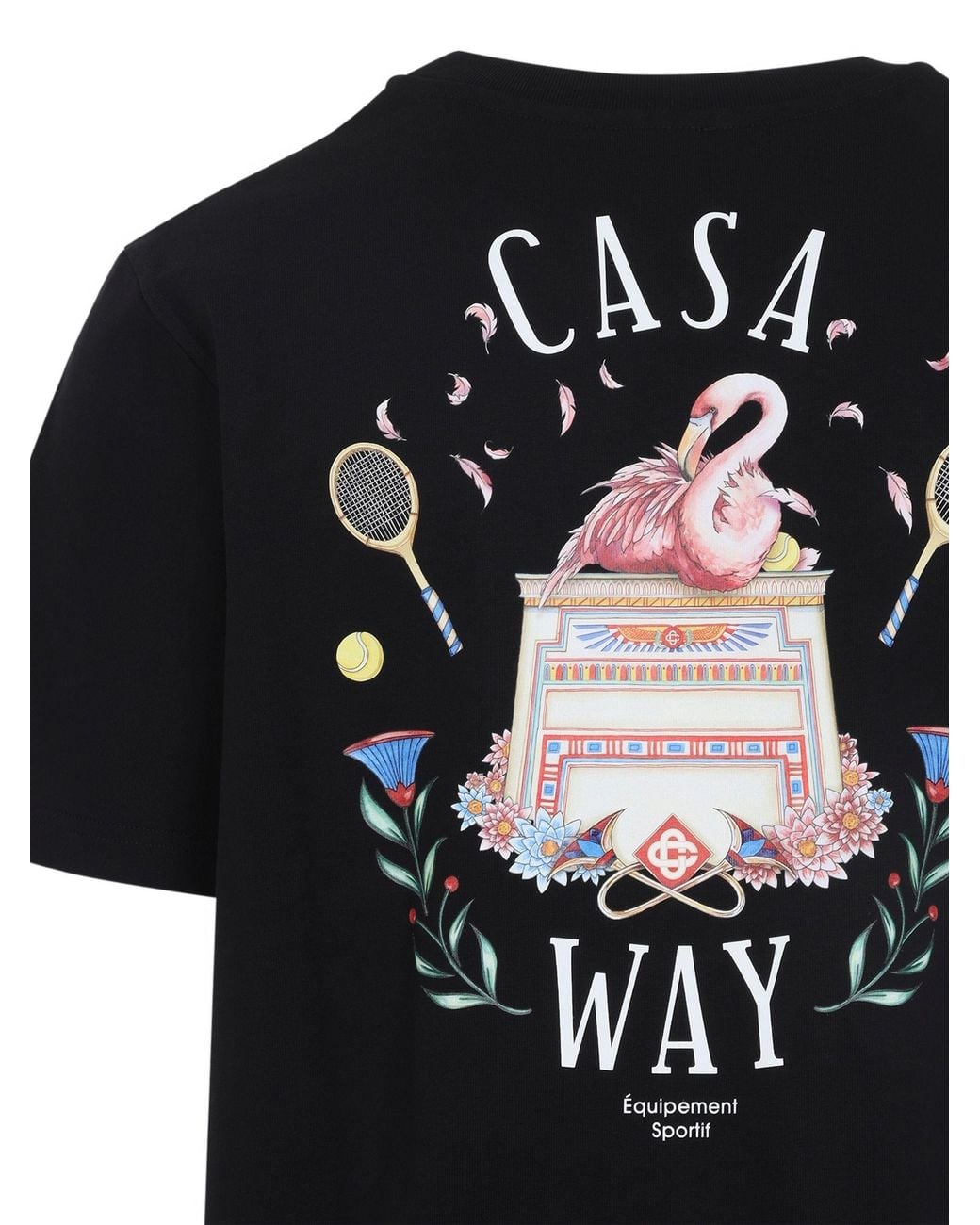 Casablanca Black Casa Way Graphic T-Shirt for men