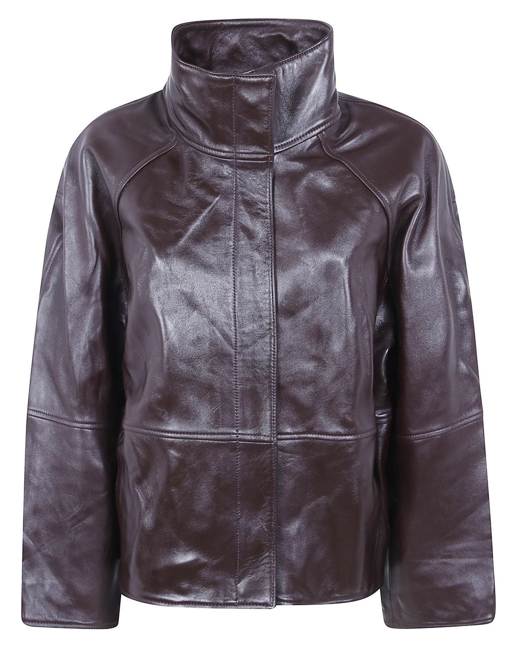 Soeur Gray "Gamma" Soft Leather Jacket