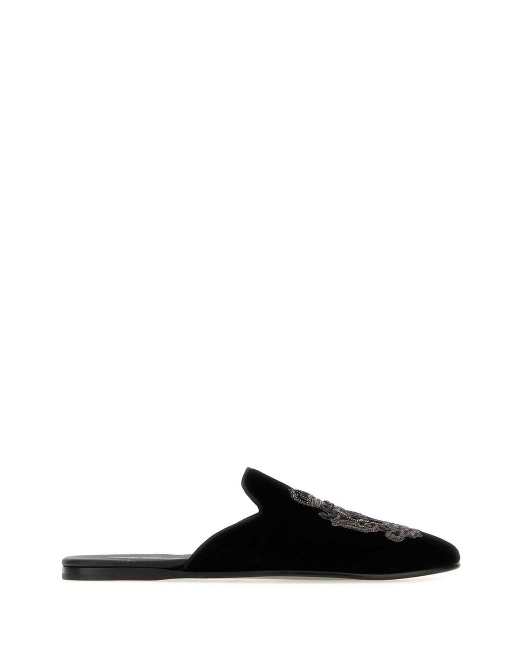 Dolce & Gabbana Black Dolce & Gabbana House Slippers for men