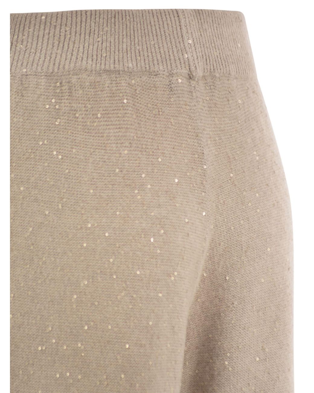 Fabiana Filippi Natural Knitted Trousers