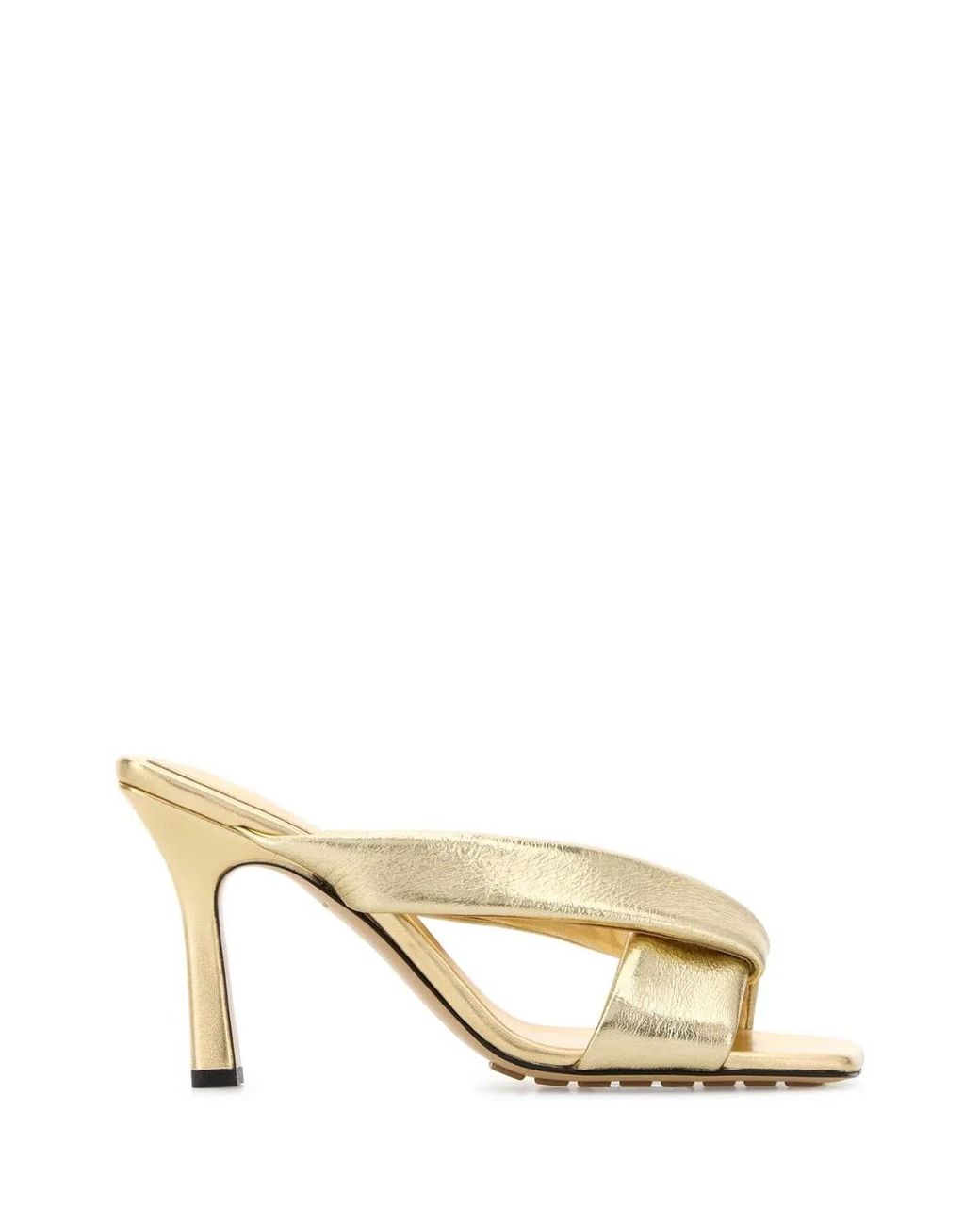 Bottega Veneta Metallic Sandals