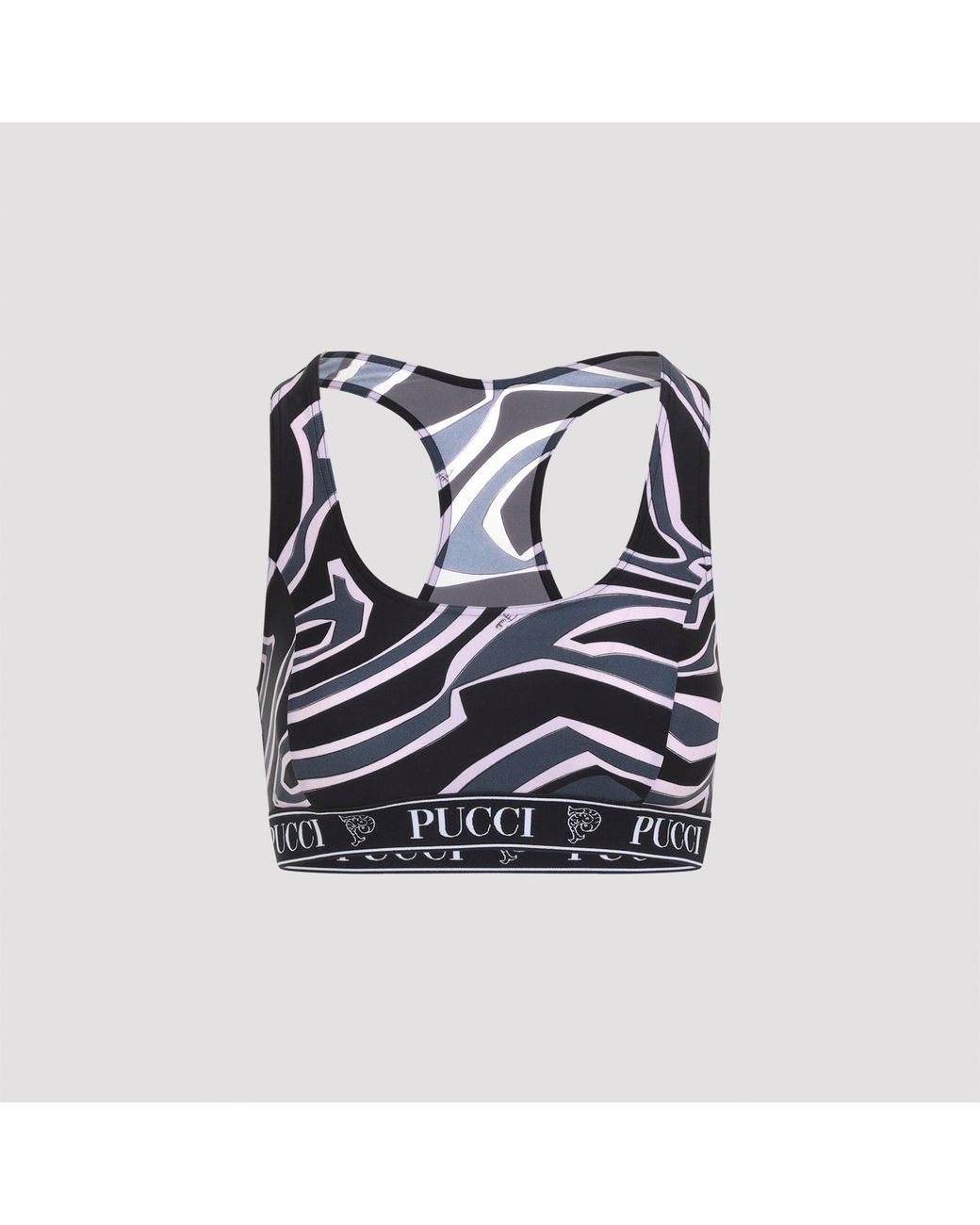 Emilio Pucci Blue Polyamide Top