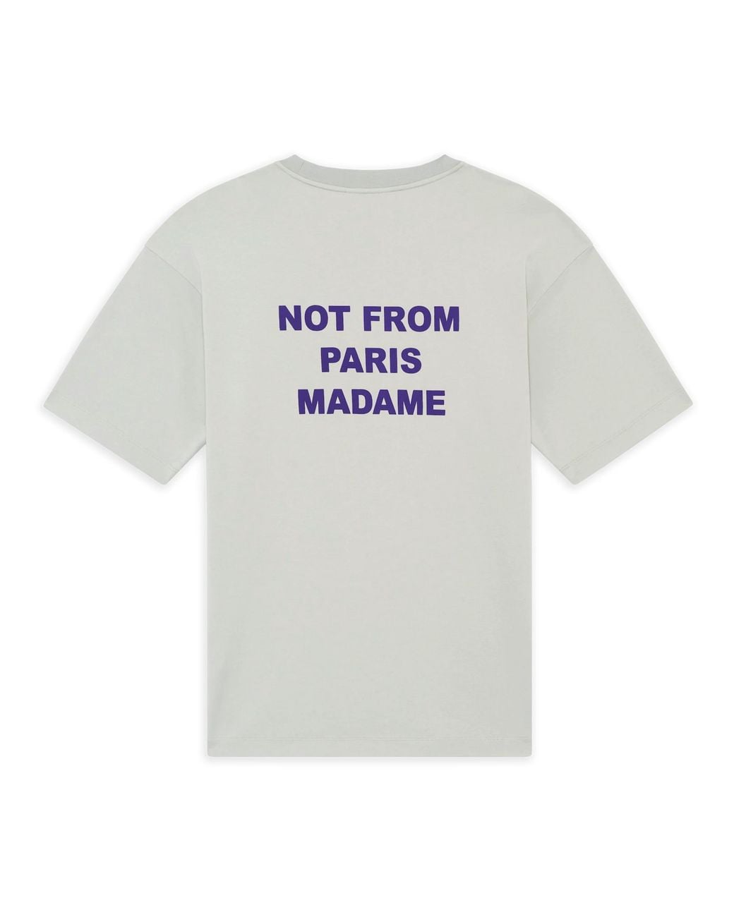 Drole de Monsieur White Bold Slogan T-Shirt for men