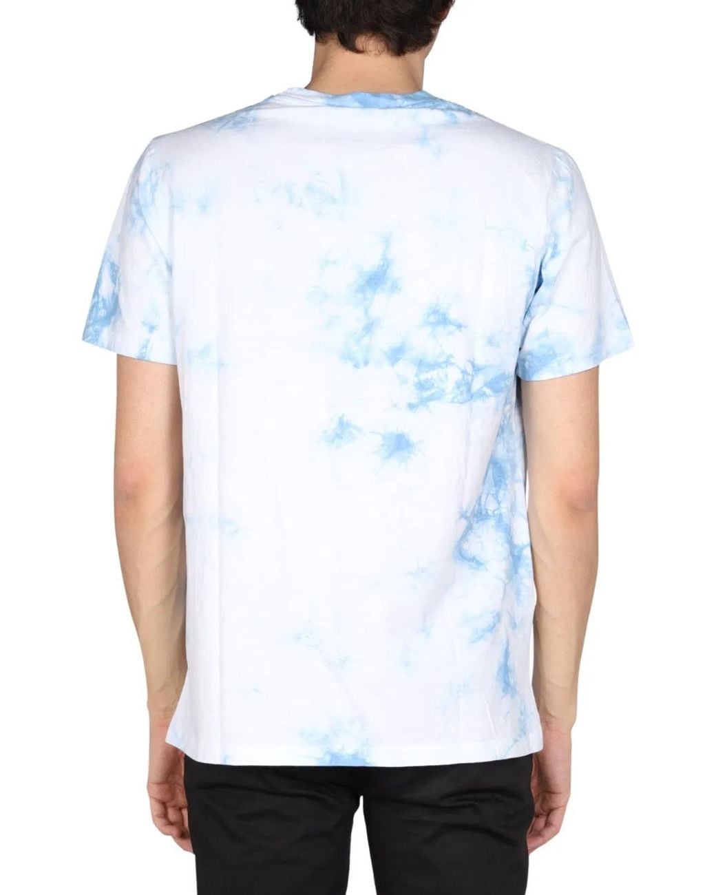 DISCLAIMER White Logo Print T-Shirt for men