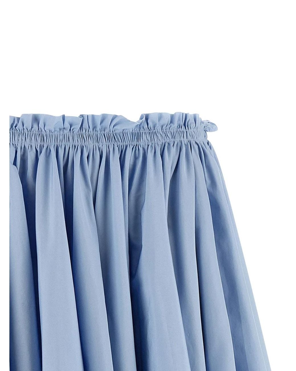 AMI Blue Wheel Skirt