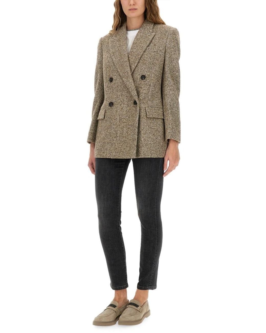 Brunello Cucinelli Brown Wool Jacket