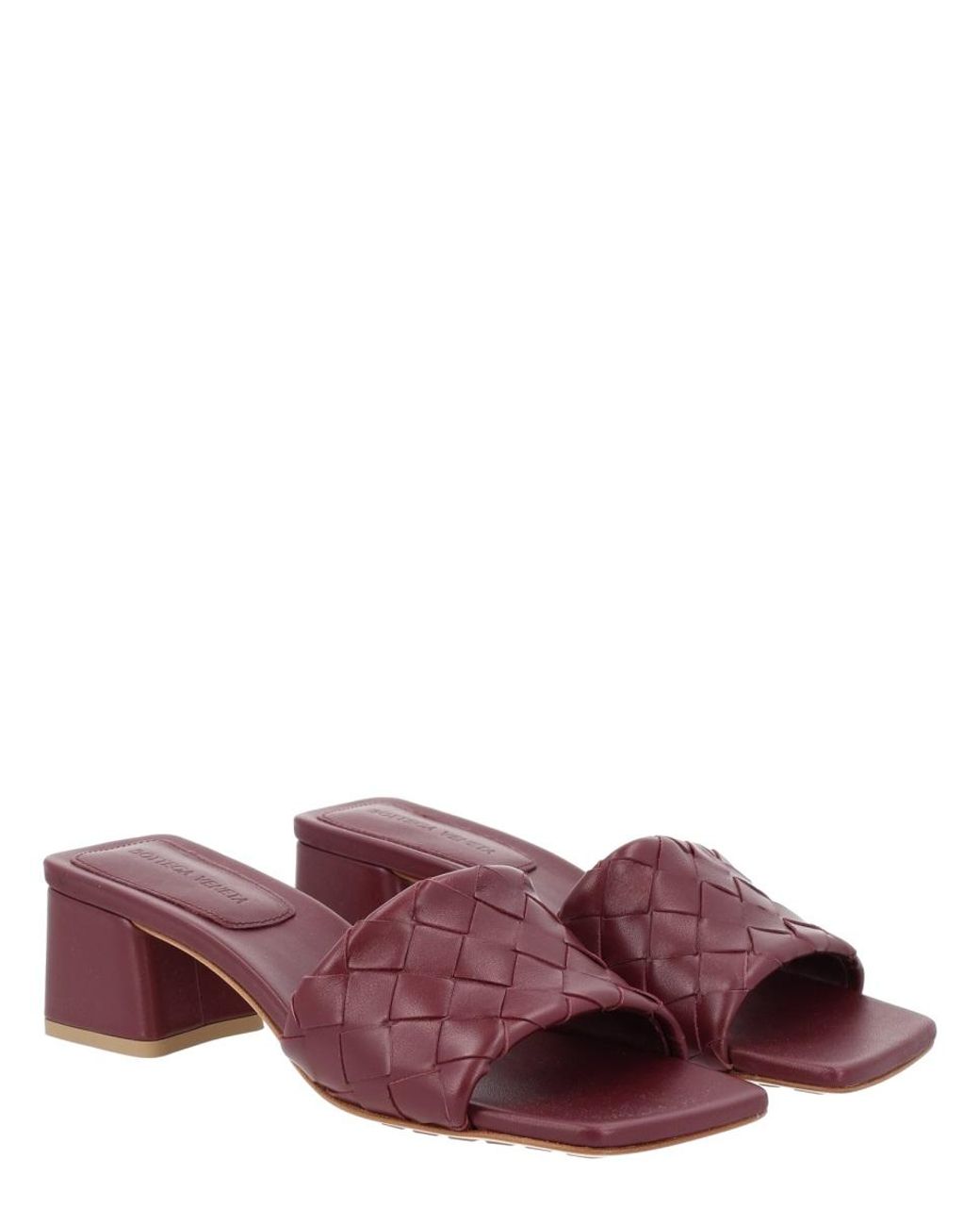 Bottega Veneta Purple Slip On Heels
