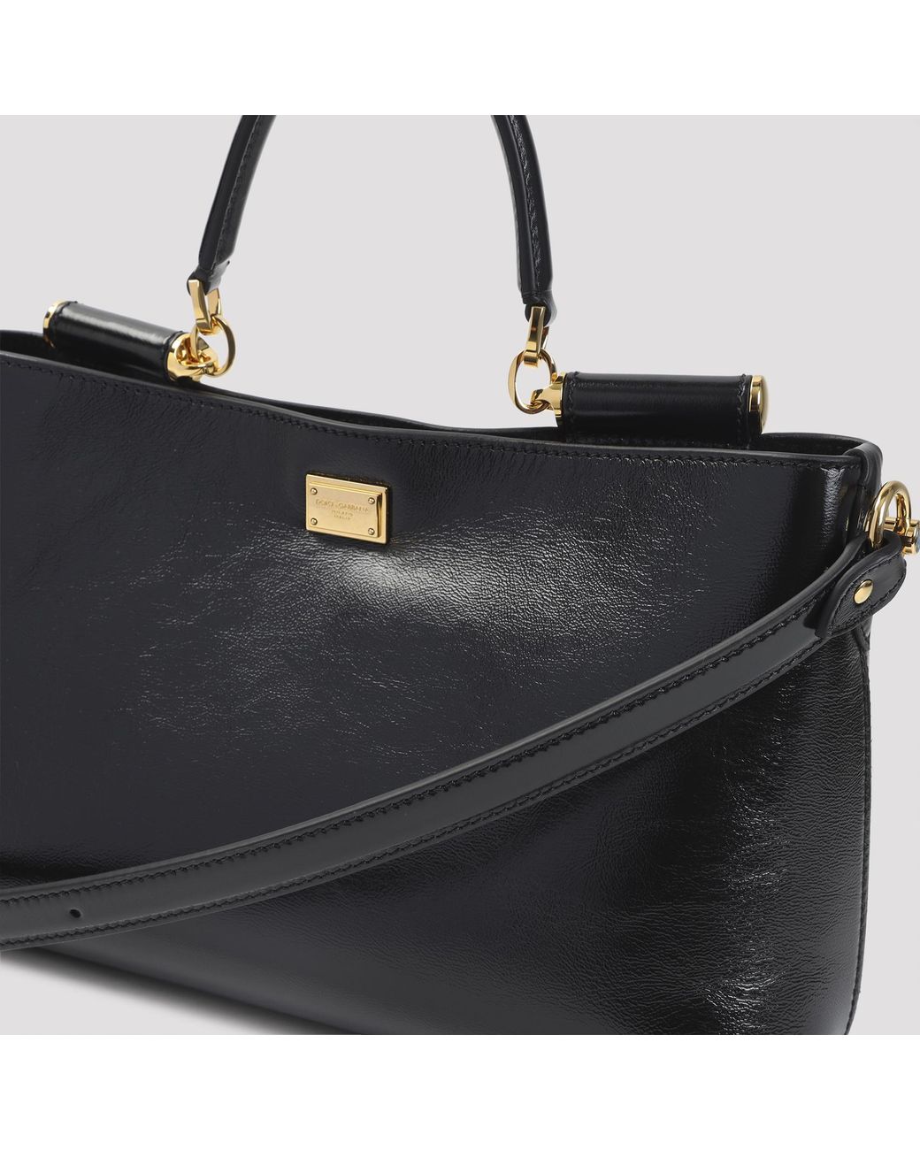 Dolce & Gabbana Black Dolce & Gabbana Vittoria Medium Handbag