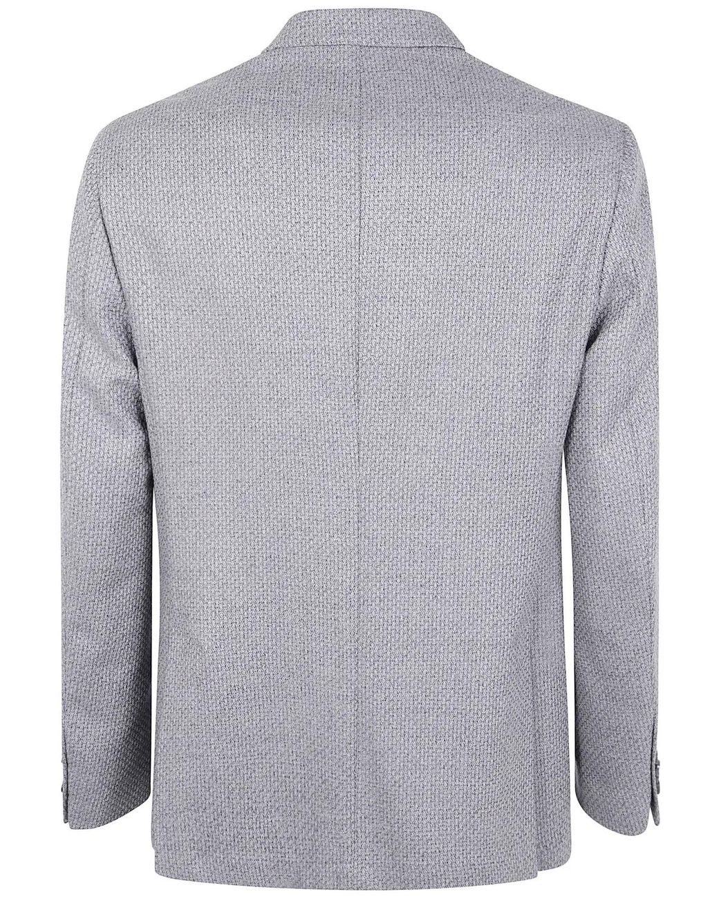 Barba Napoli Gray "Bactive Mono" Jacket for men